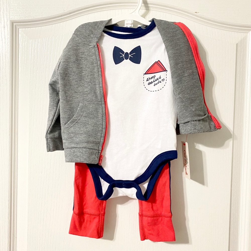 NWT - CAT&JACK // “SHARP DRESSED DUDE” 3 PIECE SET